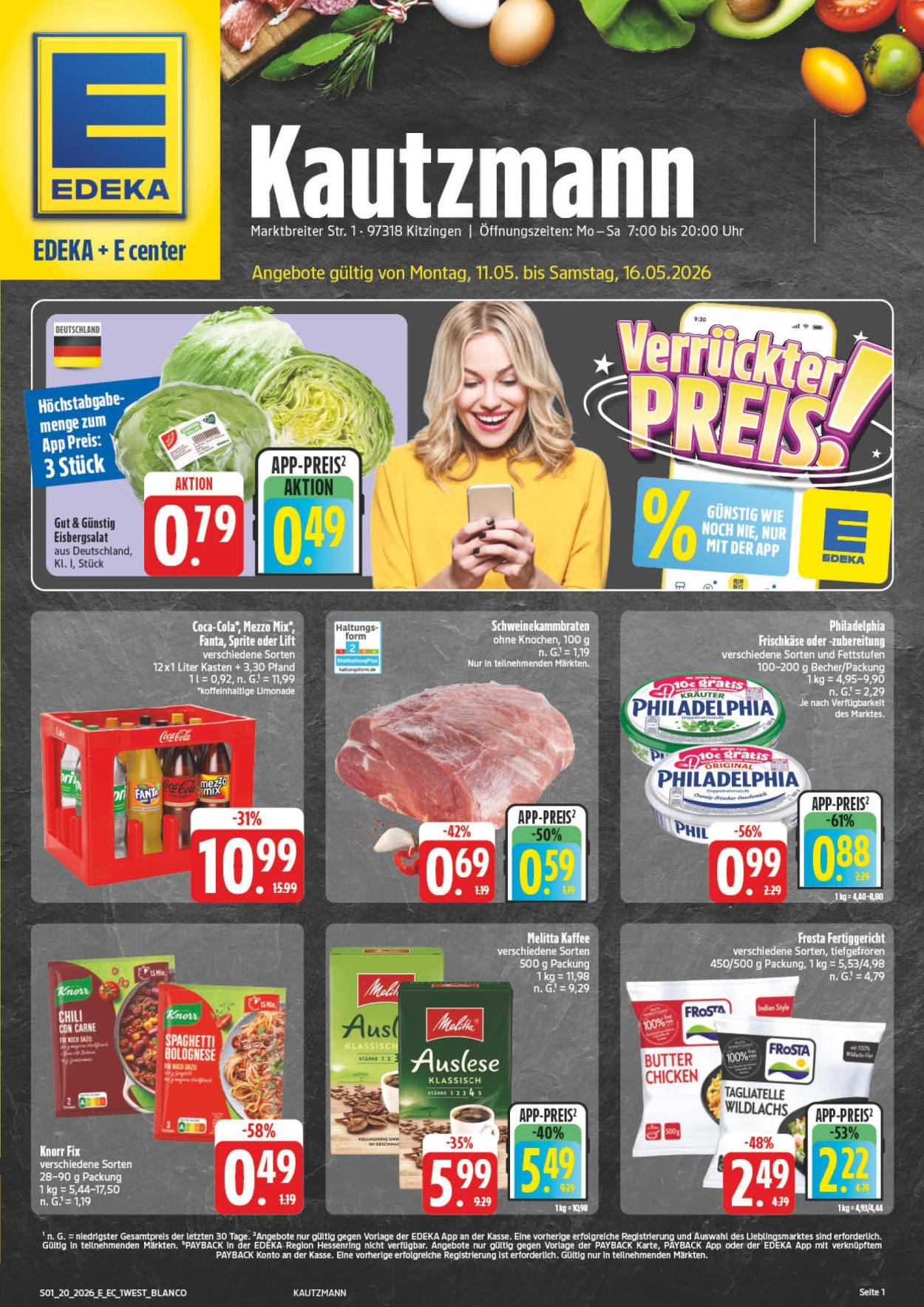 E center Prospekte  - 11.05.2026 - 16.05.2026. Seite 1