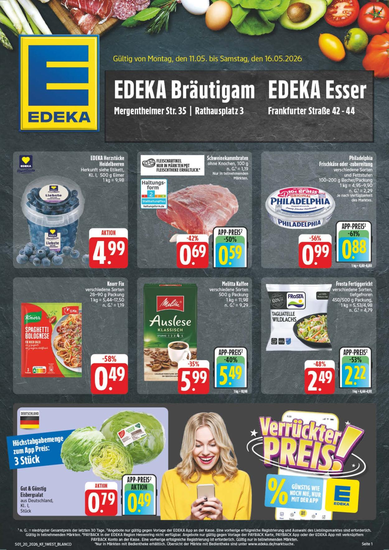 Edeka Prospekte  - 11.05.2026 - 16.05.2026. Seite 1