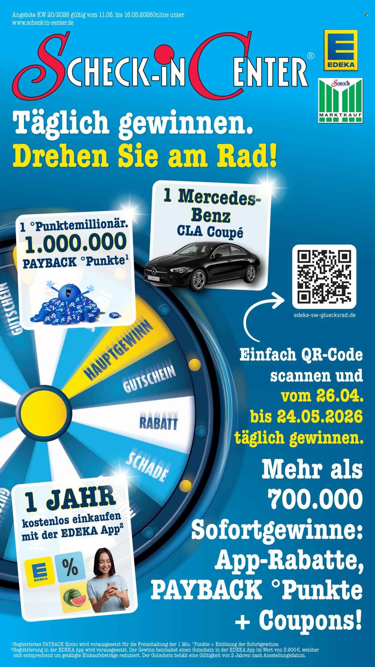 Scheck-in Prospekte  - 11.05.2026 - 16.05.2026. Seite 1