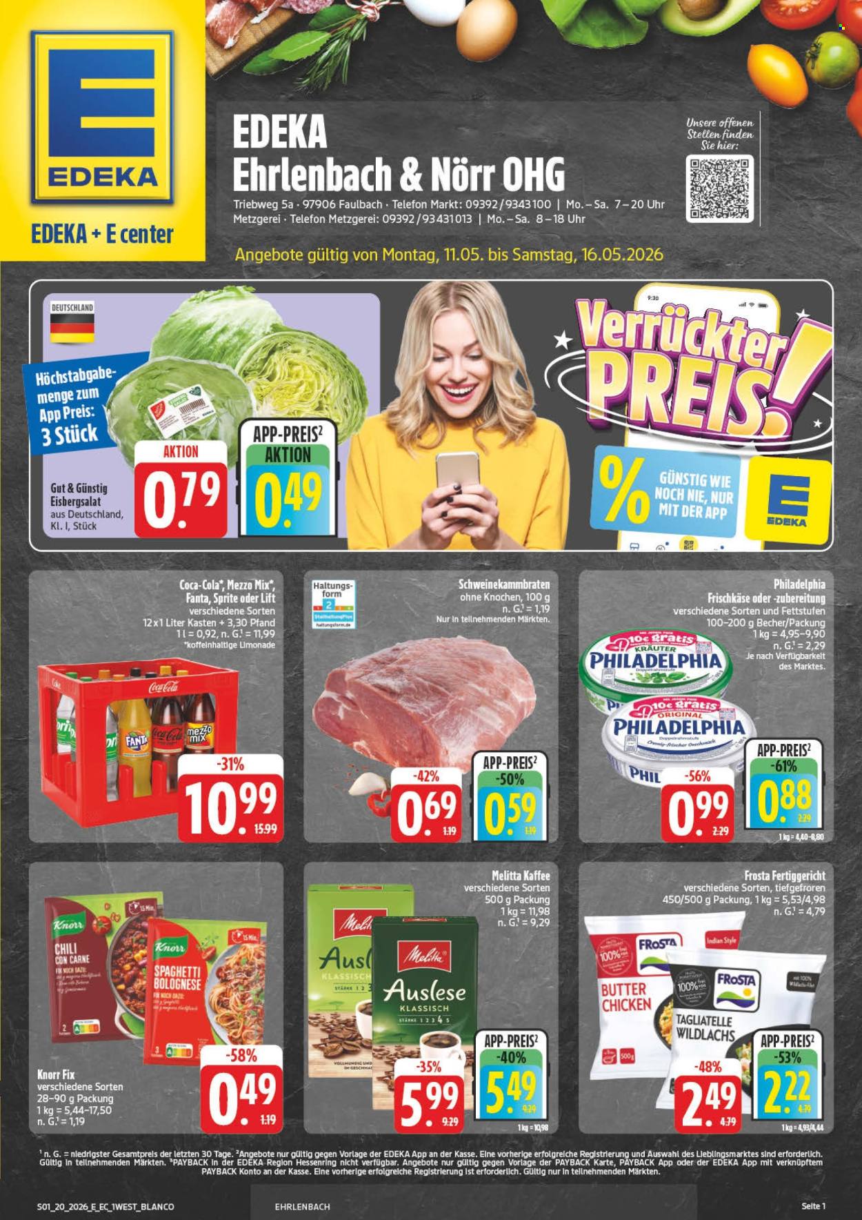 Edeka Prospekte  - 11.05.2026 - 16.05.2026. Seite 1