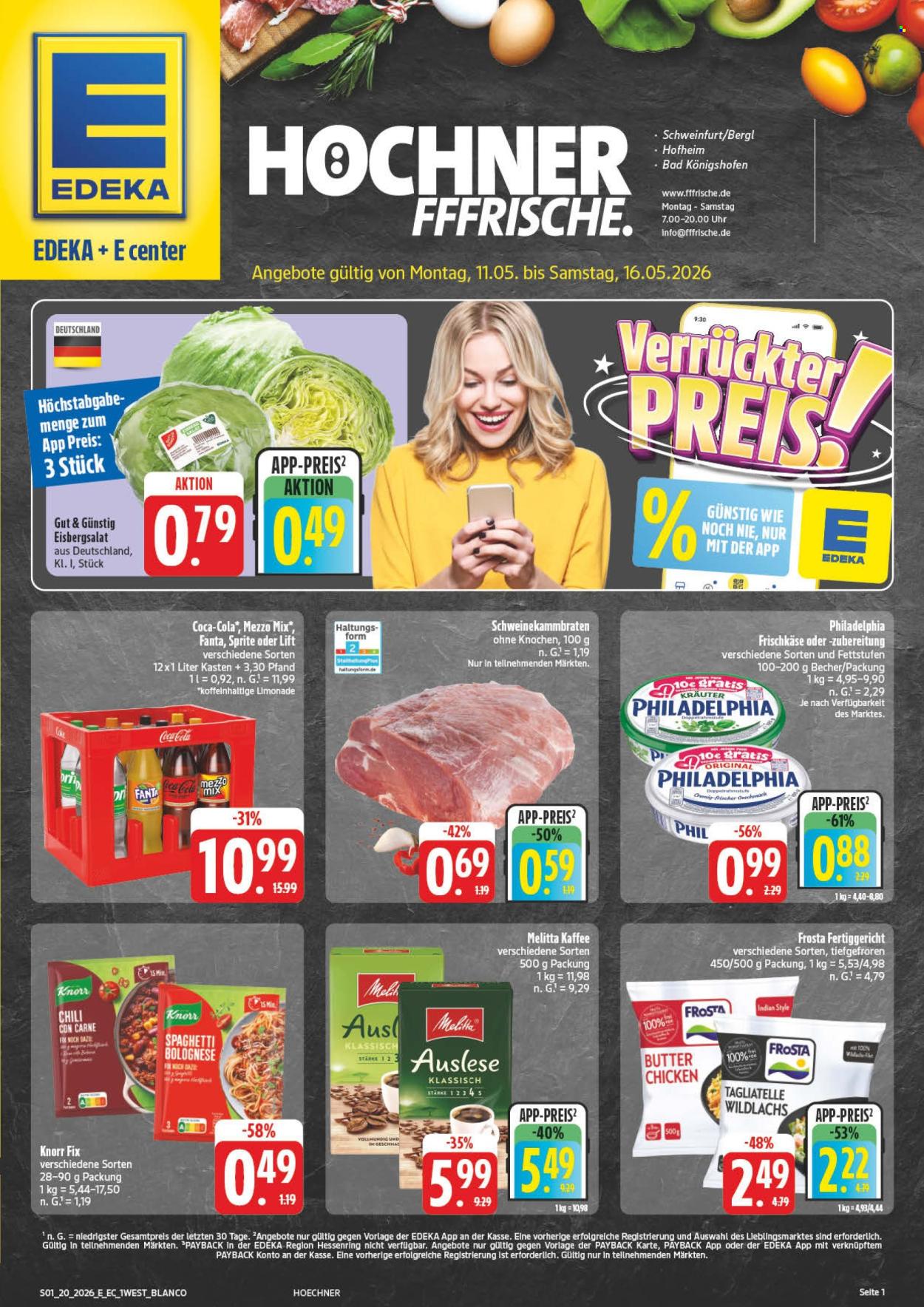 E center Prospekte  - 11.05.2026 - 16.05.2026. Seite 1