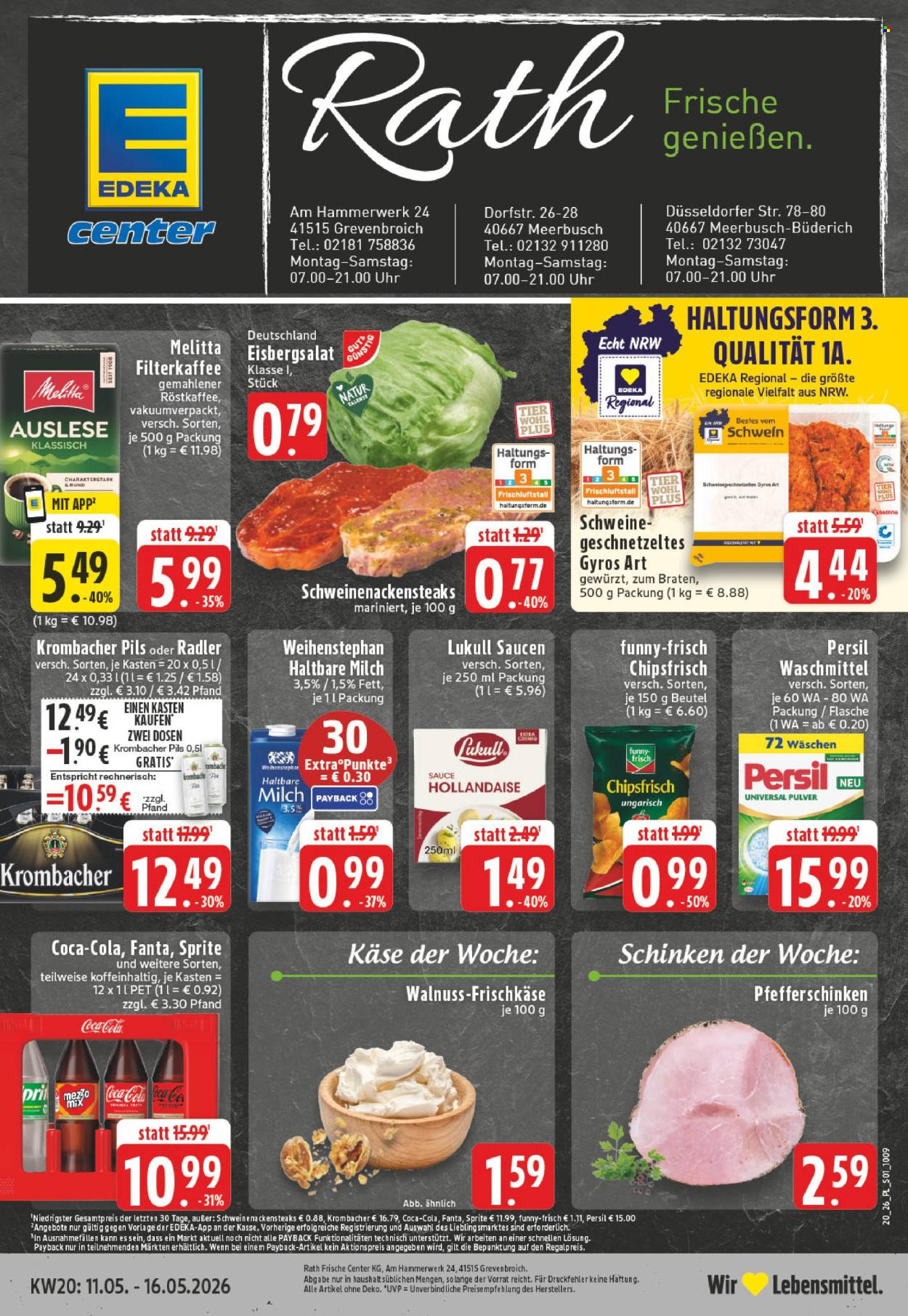 E center Prospekte  - 11.05.2026 - 16.05.2026. Seite 1