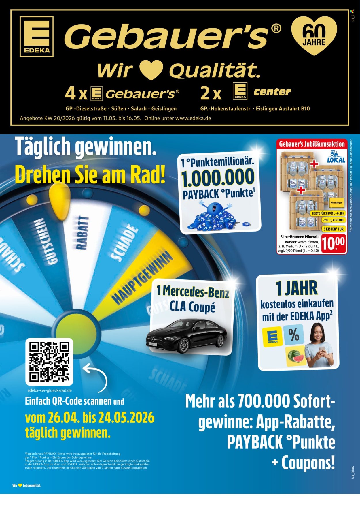 E center Prospekte  - 11.05.2026 - 16.05.2026. Seite 1