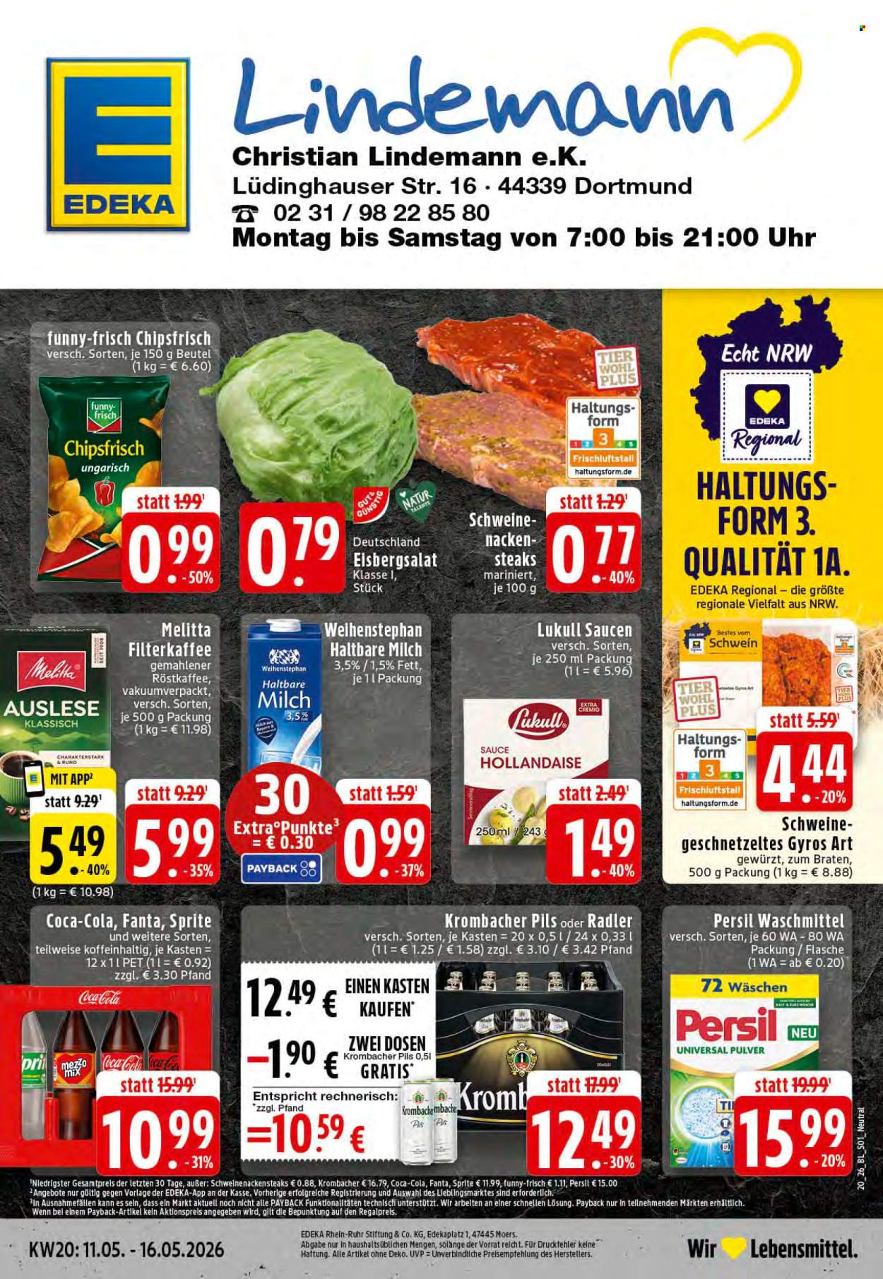 Edeka Prospekte  - 11.05.2026 - 16.05.2026. Seite 1