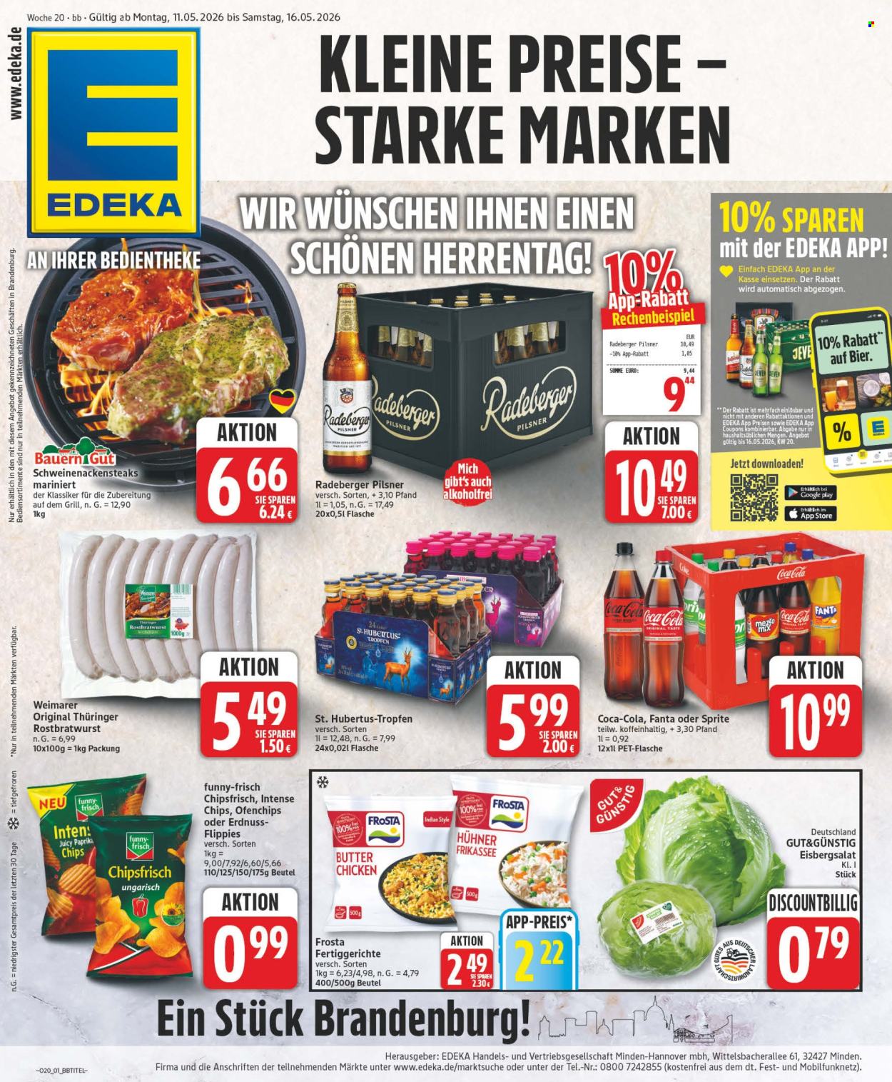 Edeka Prospekte  - 11.05.2026 - 16.05.2026. Seite 1