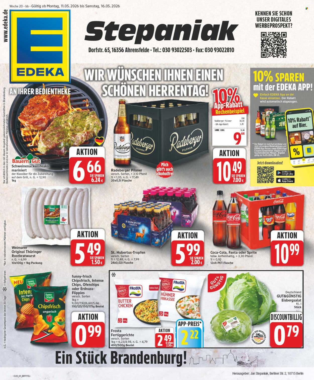 Edeka Prospekte  - 11.05.2026 - 16.05.2026. Seite 1