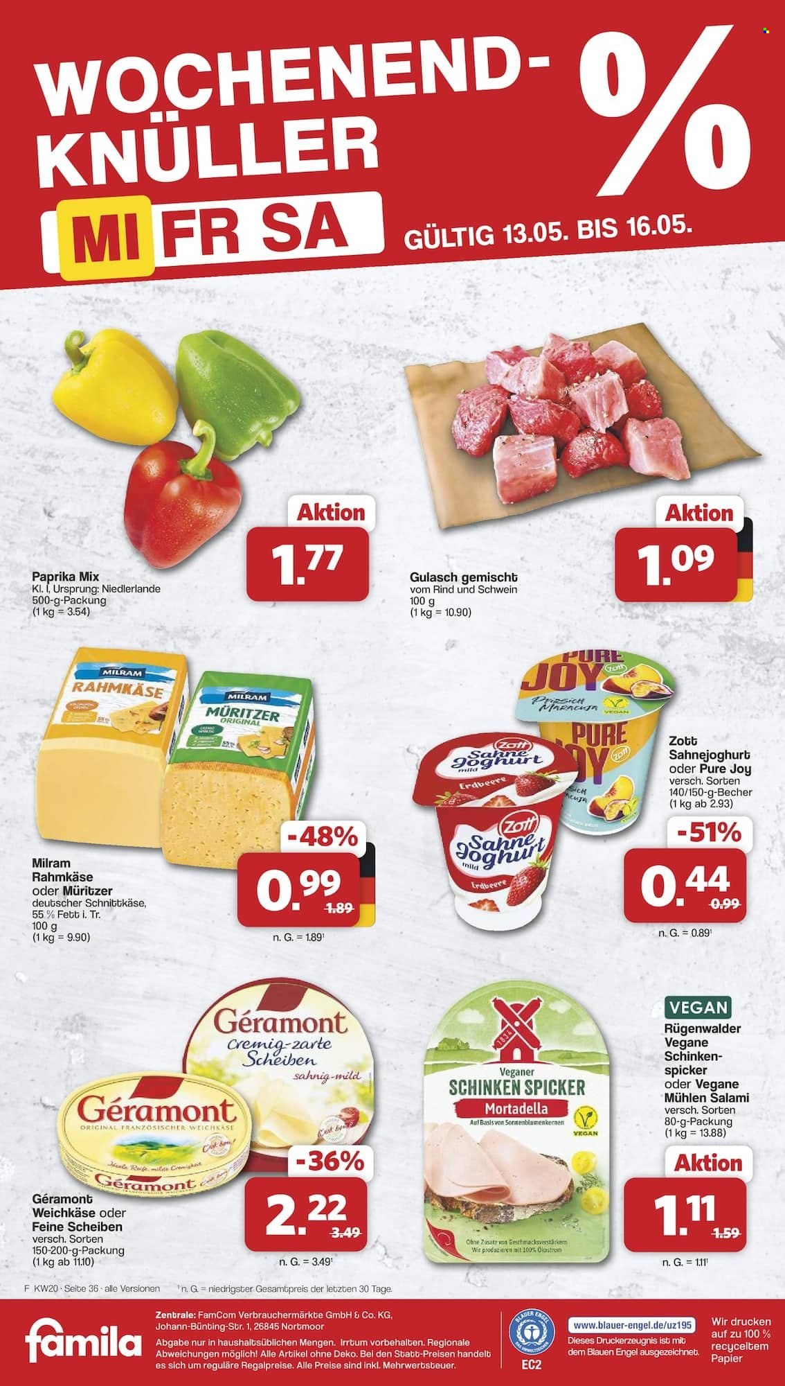 famila Prospekte  - 11.05.2026 - 16.05.2026. Seite 36