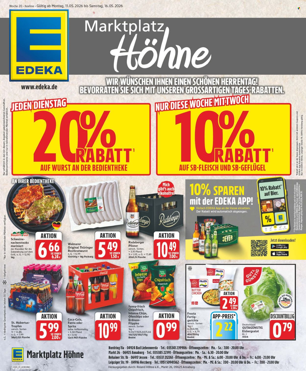 Edeka Prospekte  - 11.05.2026 - 16.05.2026. Seite 1