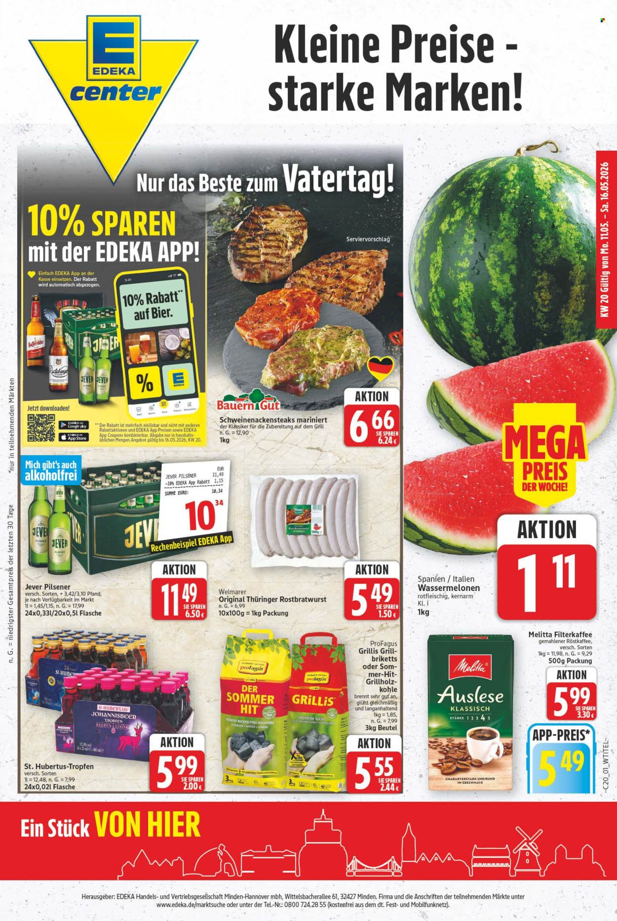 E center Prospekte  - 11.05.2026 - 16.05.2026. Seite 1