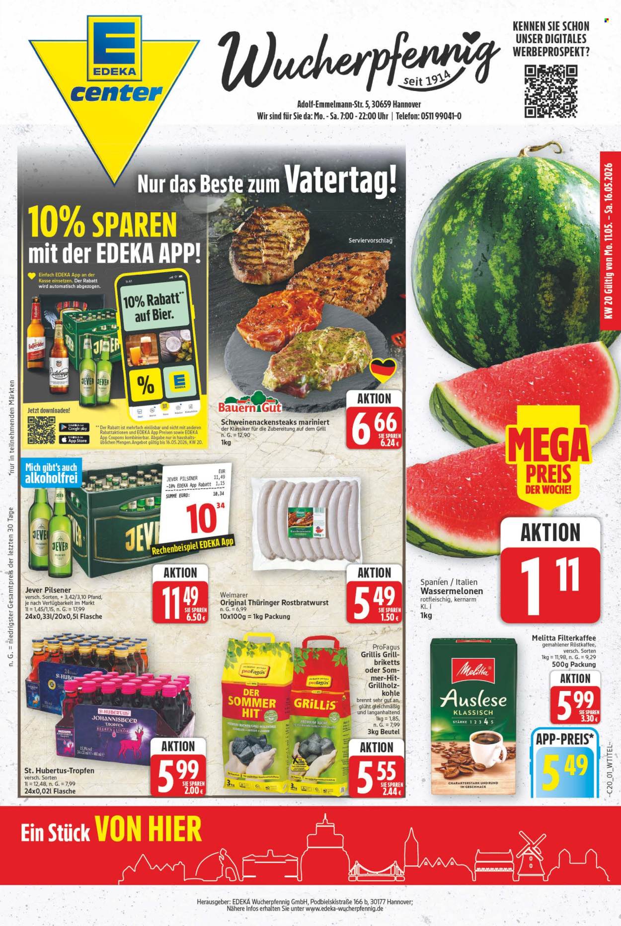 E center Prospekte  - 11.05.2026 - 16.05.2026. Seite 1