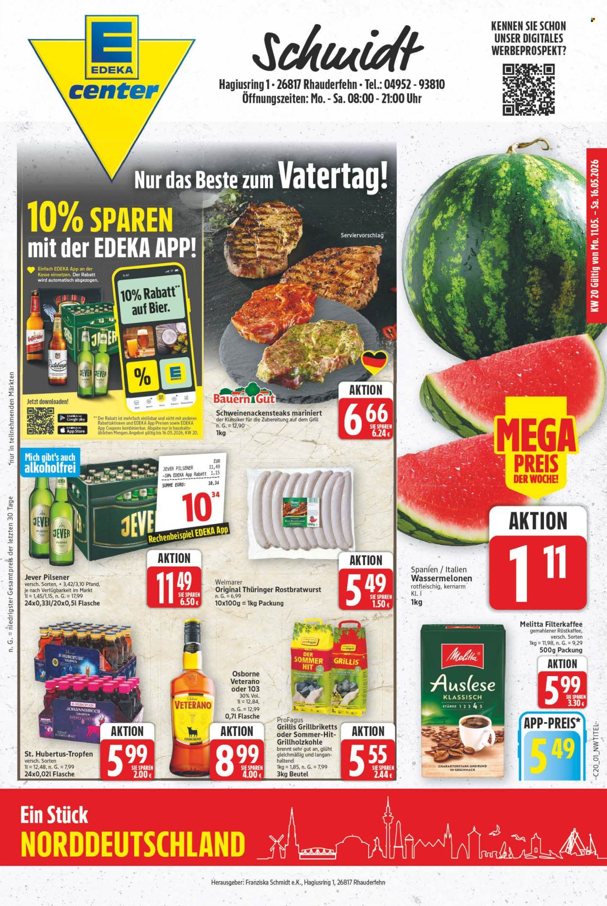 E center Prospekte  - 11.05.2026 - 16.05.2026. Seite 1