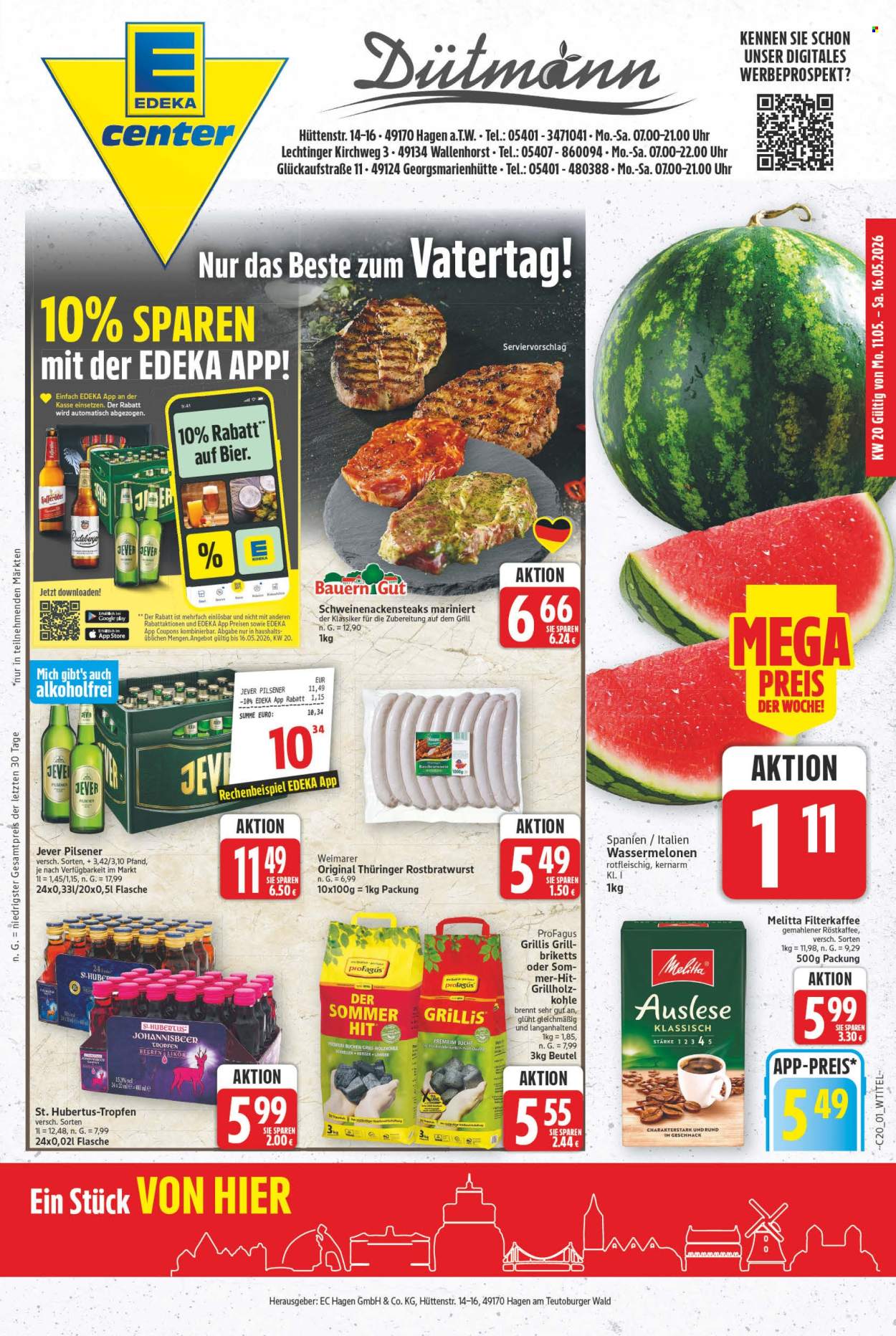 E center Prospekte  - 11.05.2026 - 16.05.2026. Seite 1