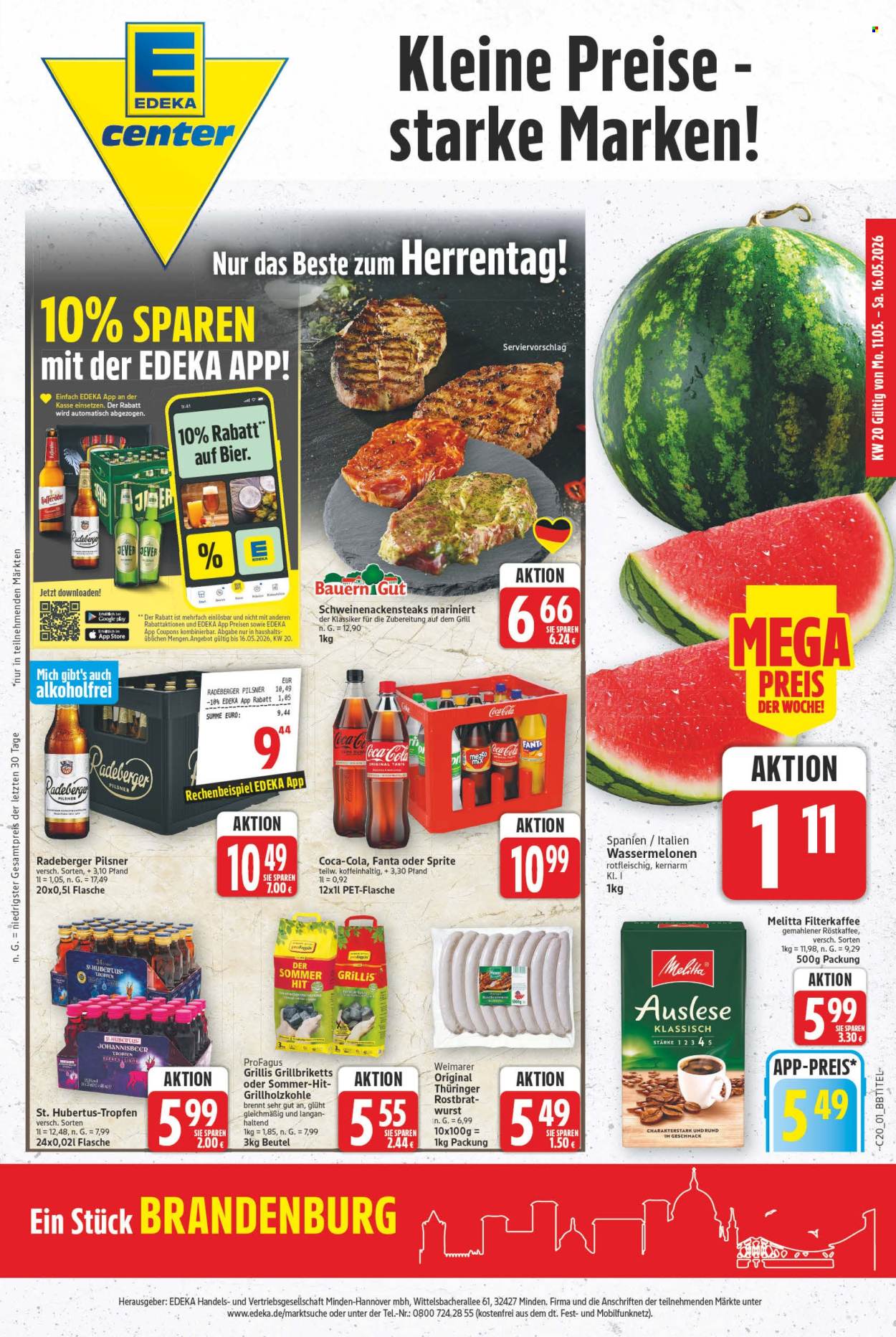 E center Prospekte  - 11.05.2026 - 16.05.2026. Seite 1