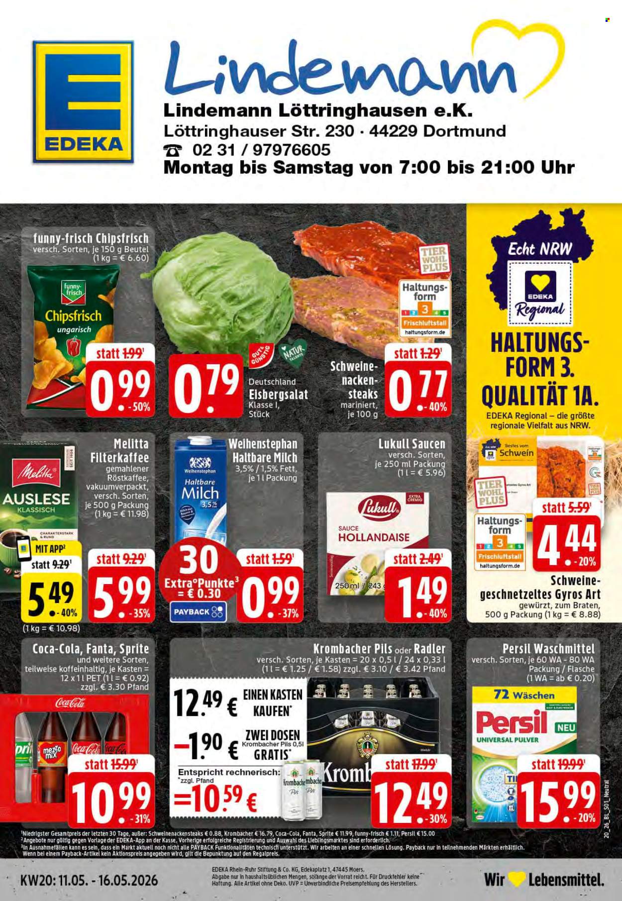 Edeka Prospekte  - 11.05.2026 - 16.05.2026. Seite 1