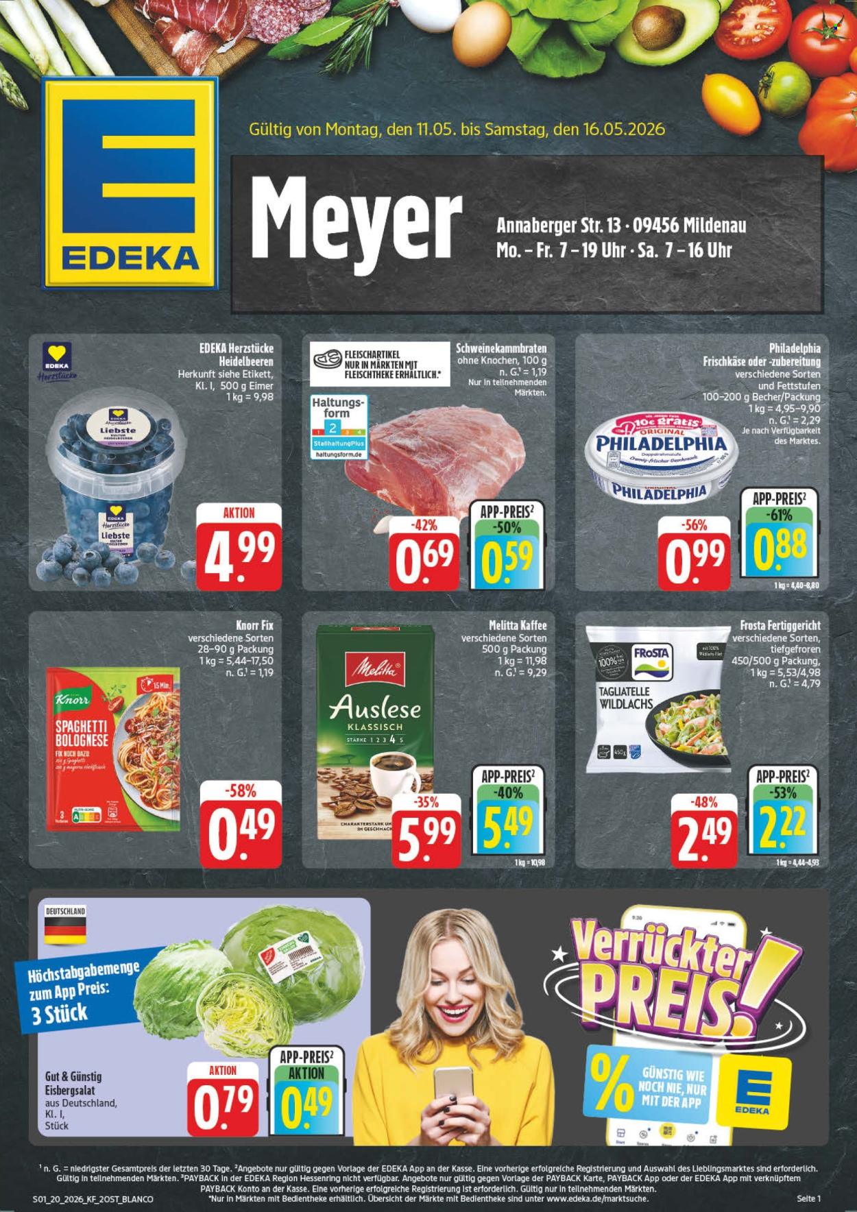 Edeka Prospekte  - 11.05.2026 - 16.05.2026. Seite 1