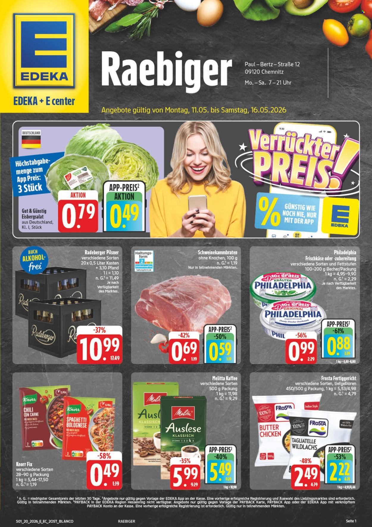 E center Prospekte  - 11.05.2026 - 16.05.2026. Seite 1
