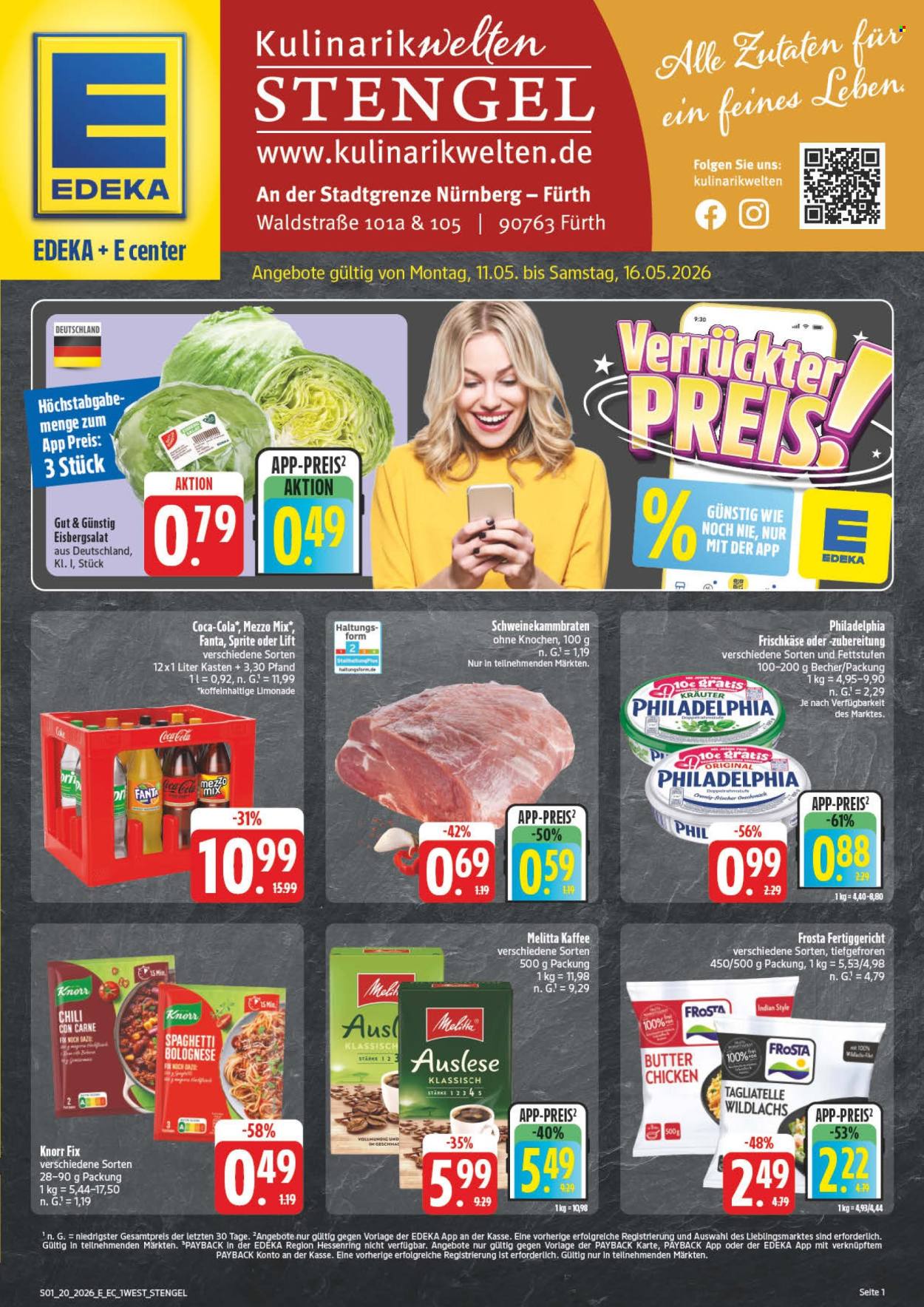E center Prospekte  - 11.05.2026 - 16.05.2026. Seite 1