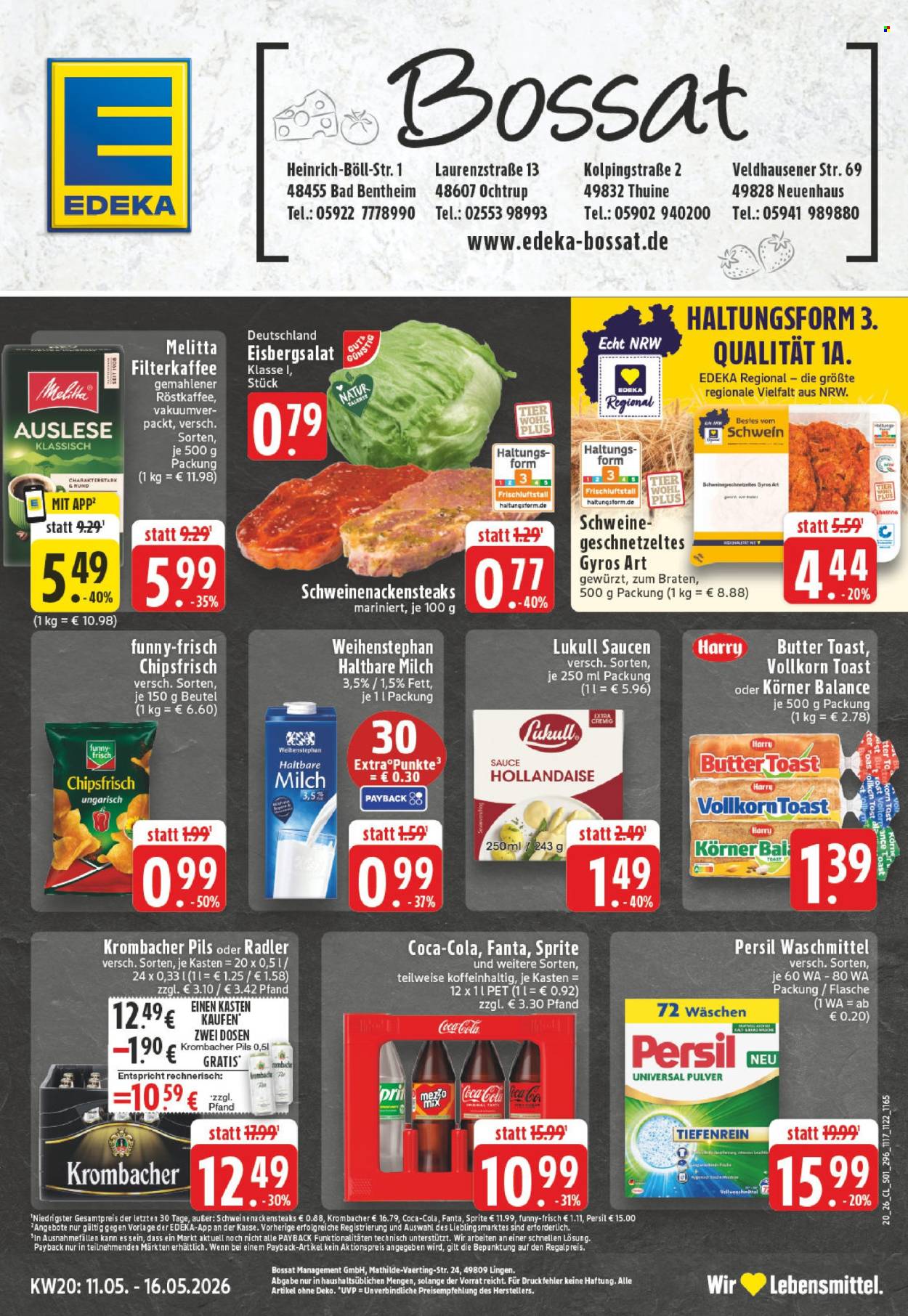 Edeka Prospekte  - 11.05.2026 - 16.05.2026. Seite 1