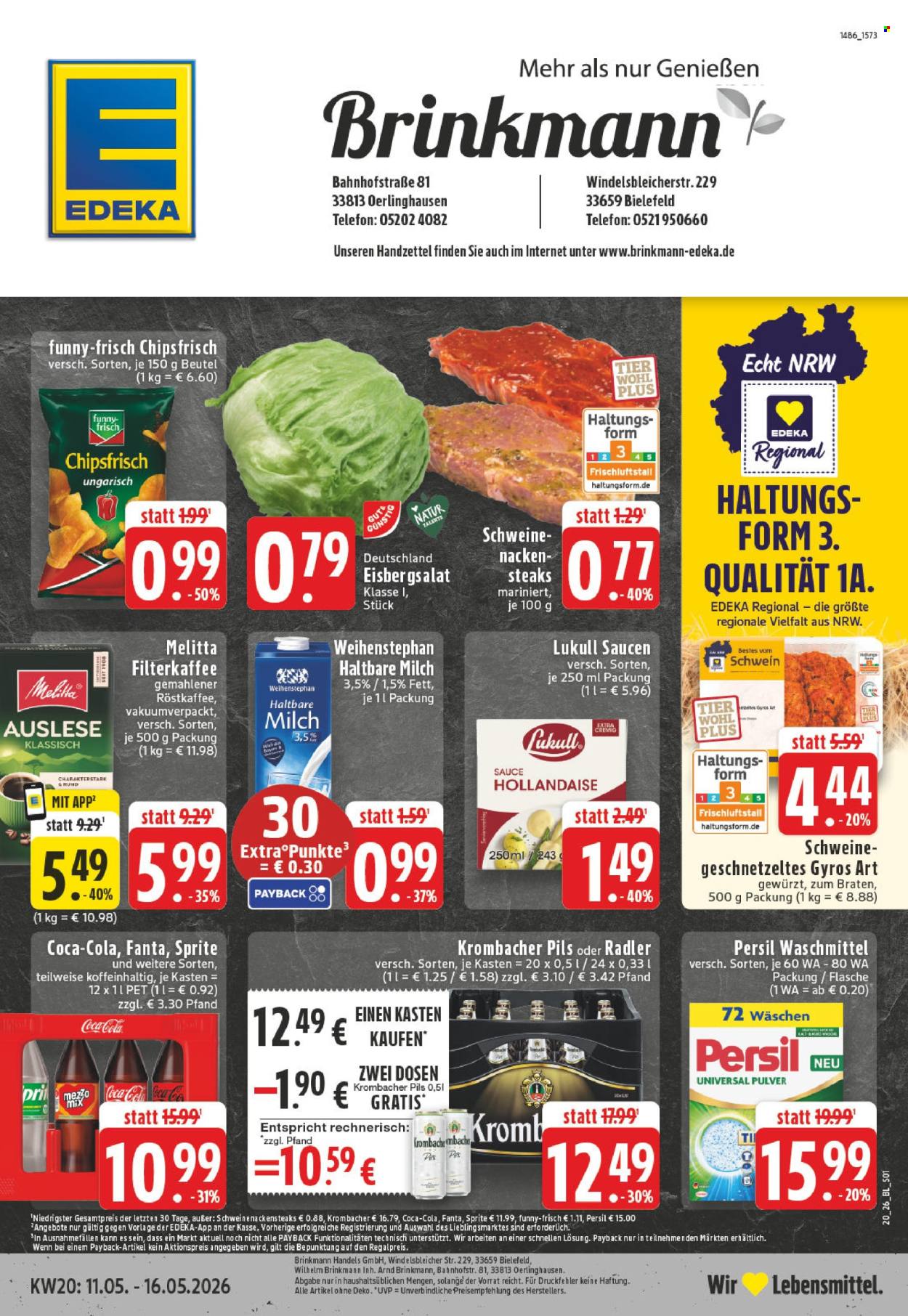 Edeka Prospekte  - 11.05.2026 - 16.05.2026. Seite 1