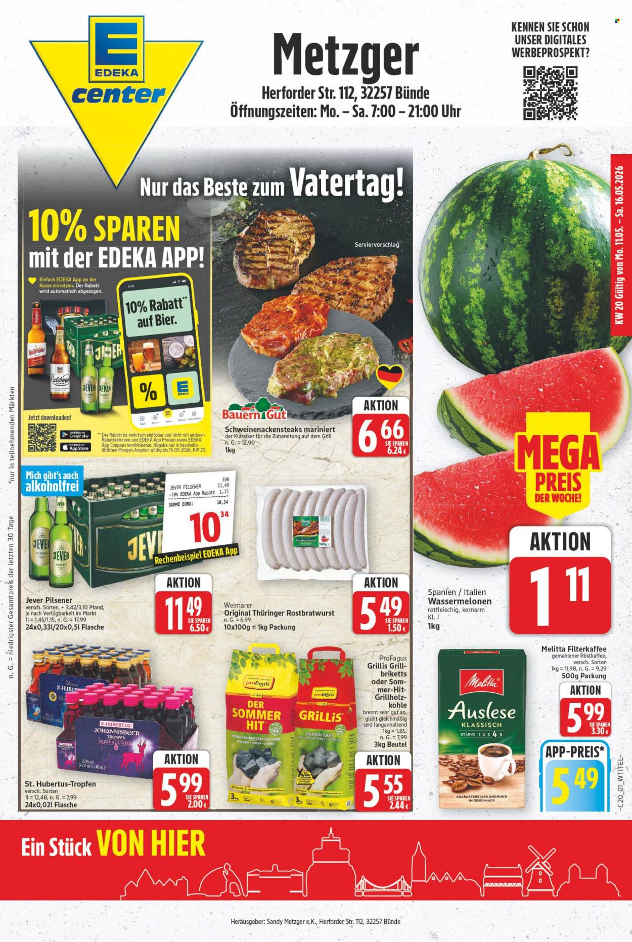 E center Prospekte  - 11.05.2026 - 16.05.2026. Seite 1