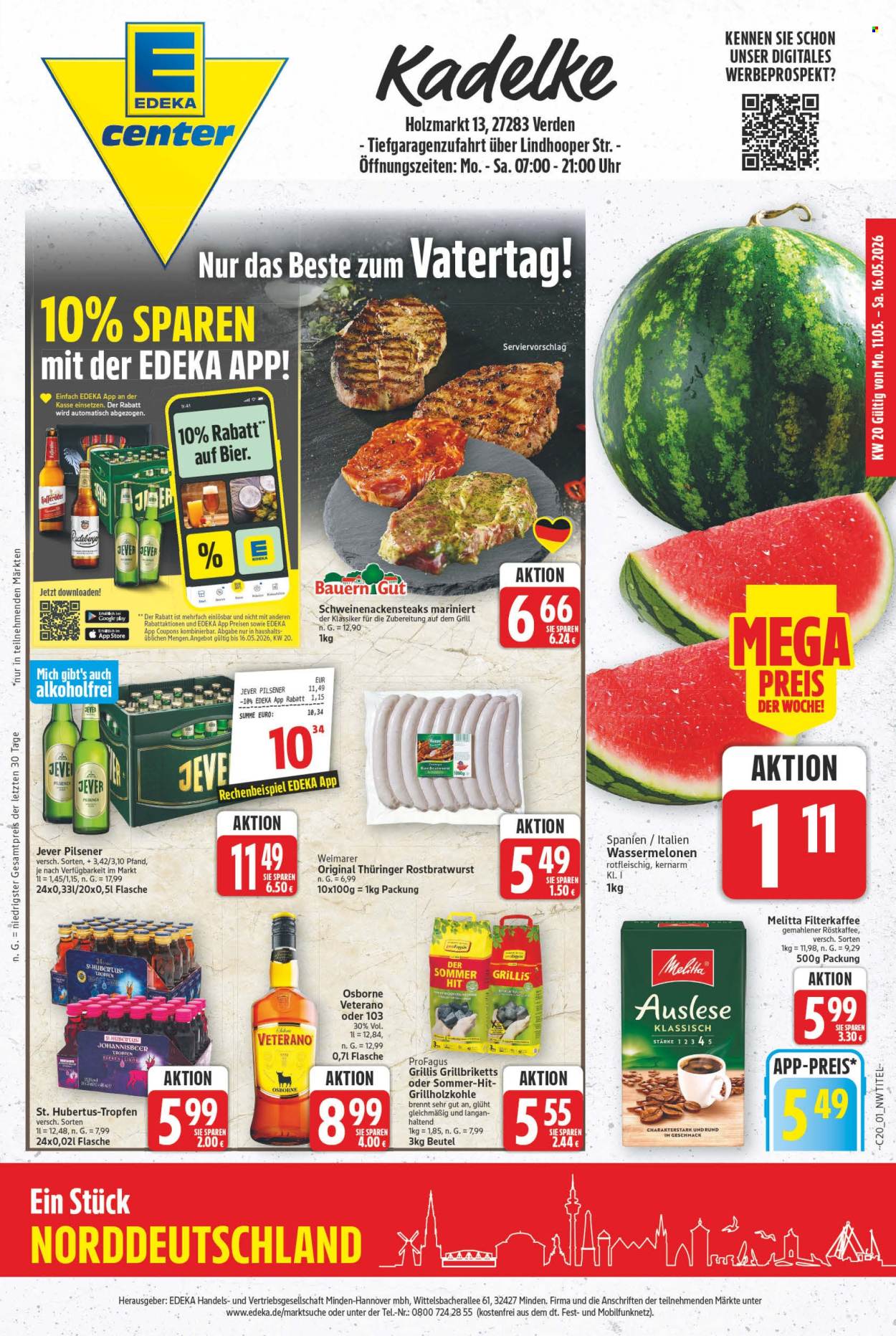 E center Prospekte  - 11.05.2026 - 16.05.2026. Seite 1