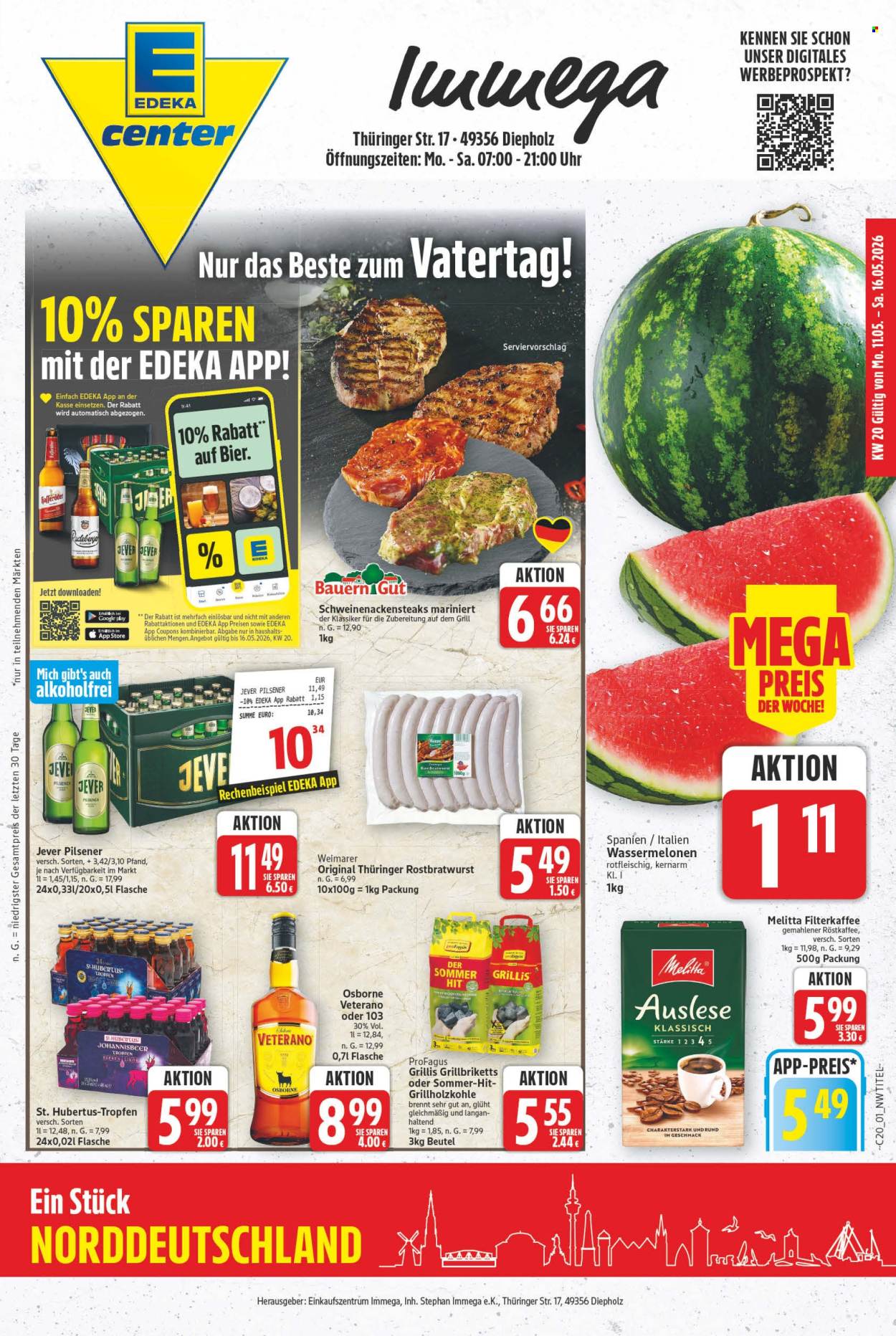 E center Prospekte  - 11.05.2026 - 16.05.2026. Seite 1