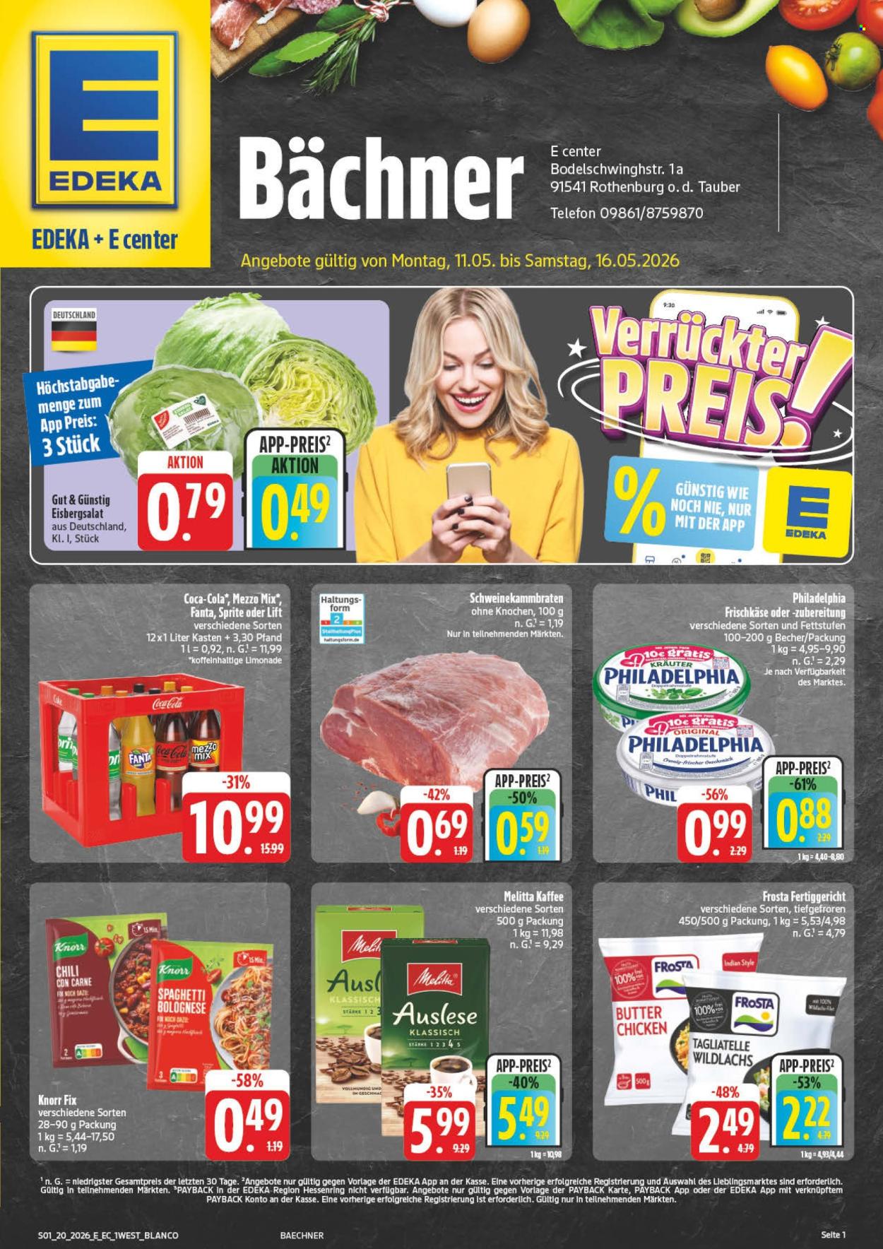 E center Prospekte  - 11.05.2026 - 16.05.2026. Seite 1