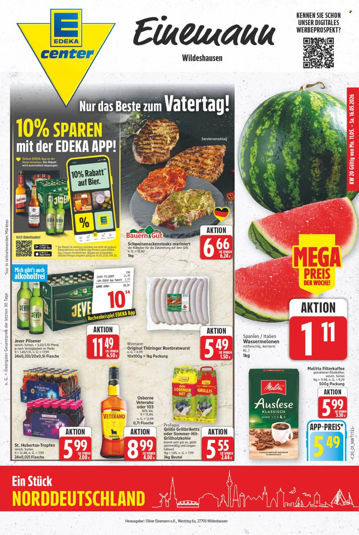 E center Prospekte  - 11.05.2026 - 16.05.2026. Seite 1
