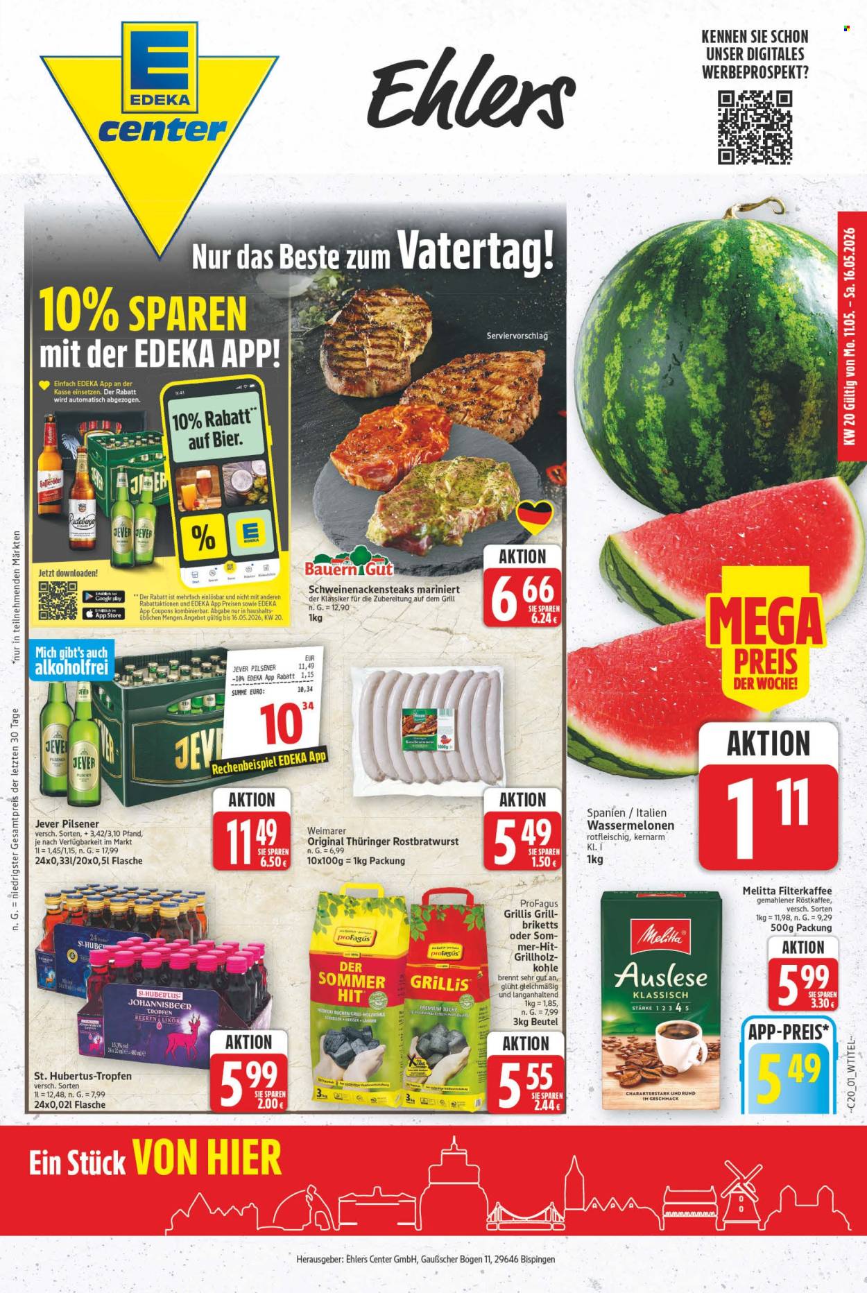 E center Prospekte  - 11.05.2026 - 16.05.2026. Seite 1