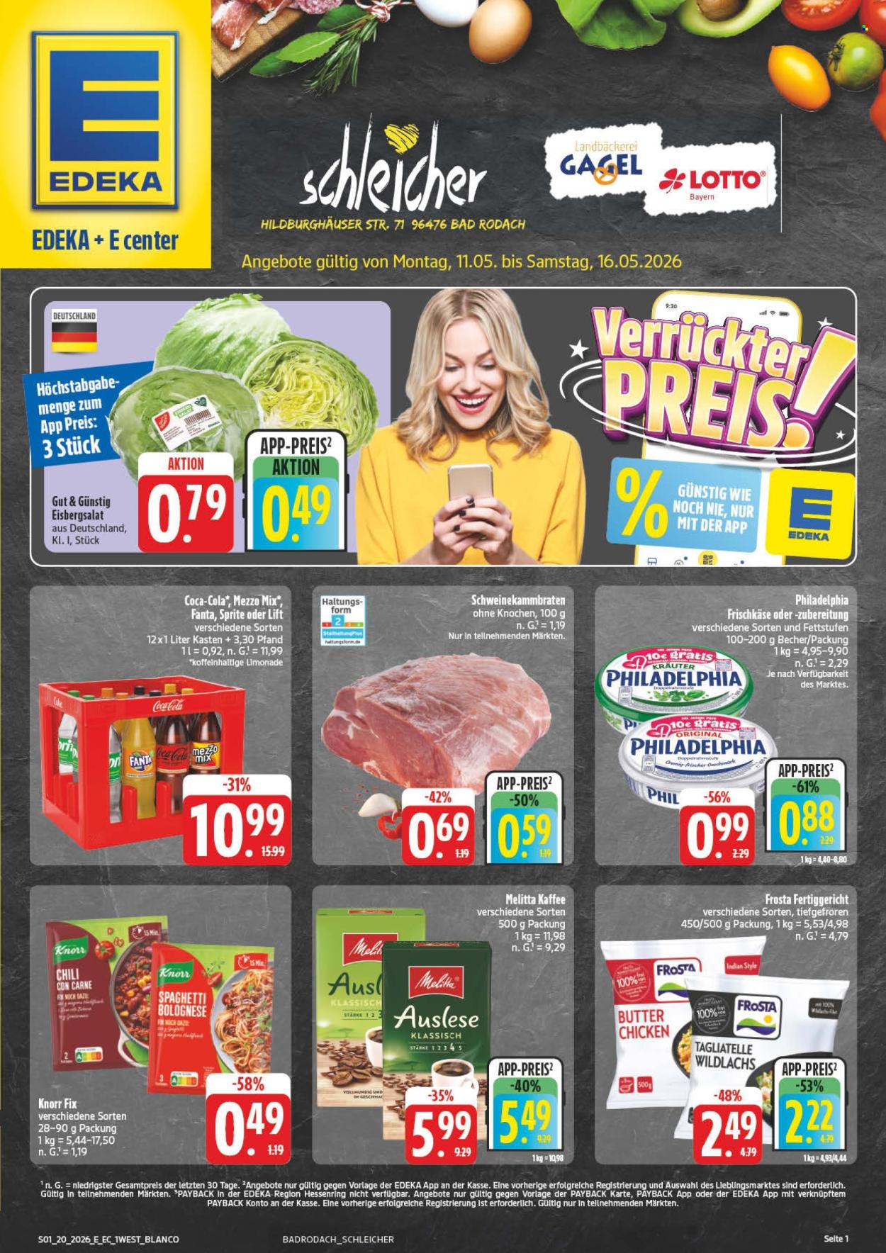 Edeka Prospekte  - 11.05.2026 - 16.05.2026. Seite 1