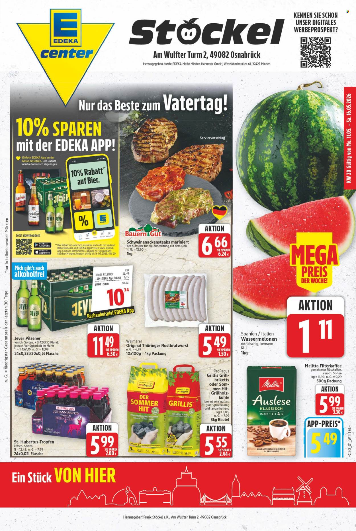E center Prospekte  - 11.05.2026 - 16.05.2026. Seite 1