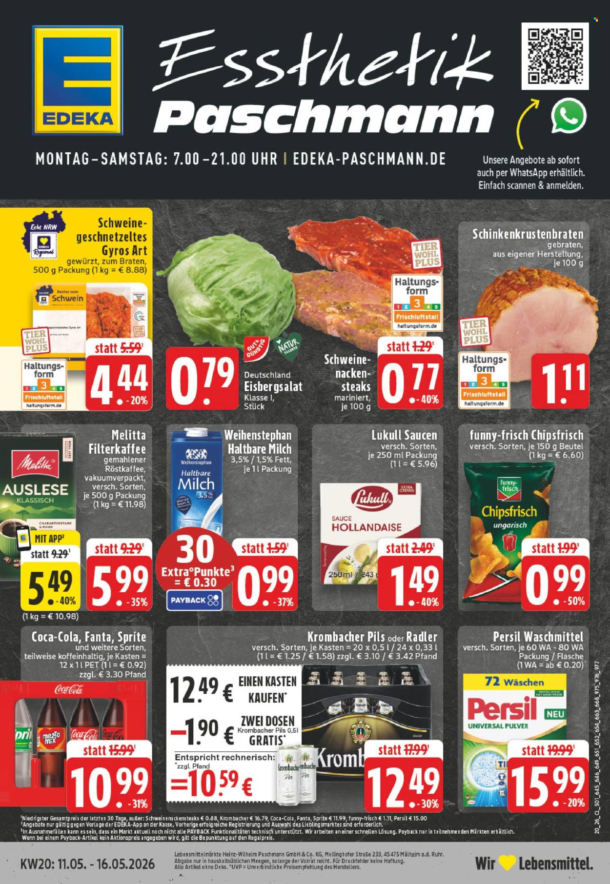 Edeka Prospekte  - 11.05.2026 - 16.05.2026. Seite 1