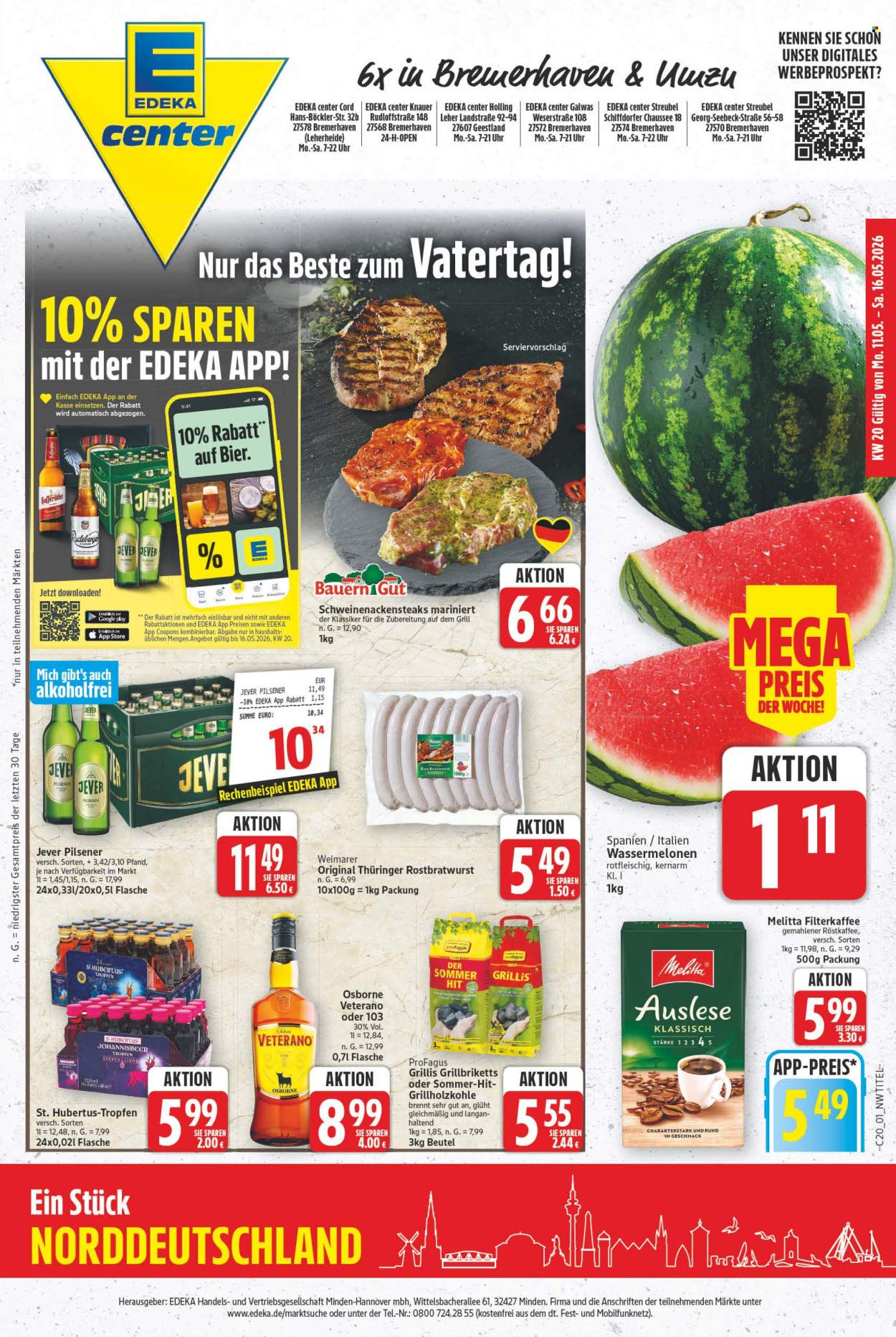 E center Prospekte  - 11.05.2026 - 16.05.2026. Seite 1