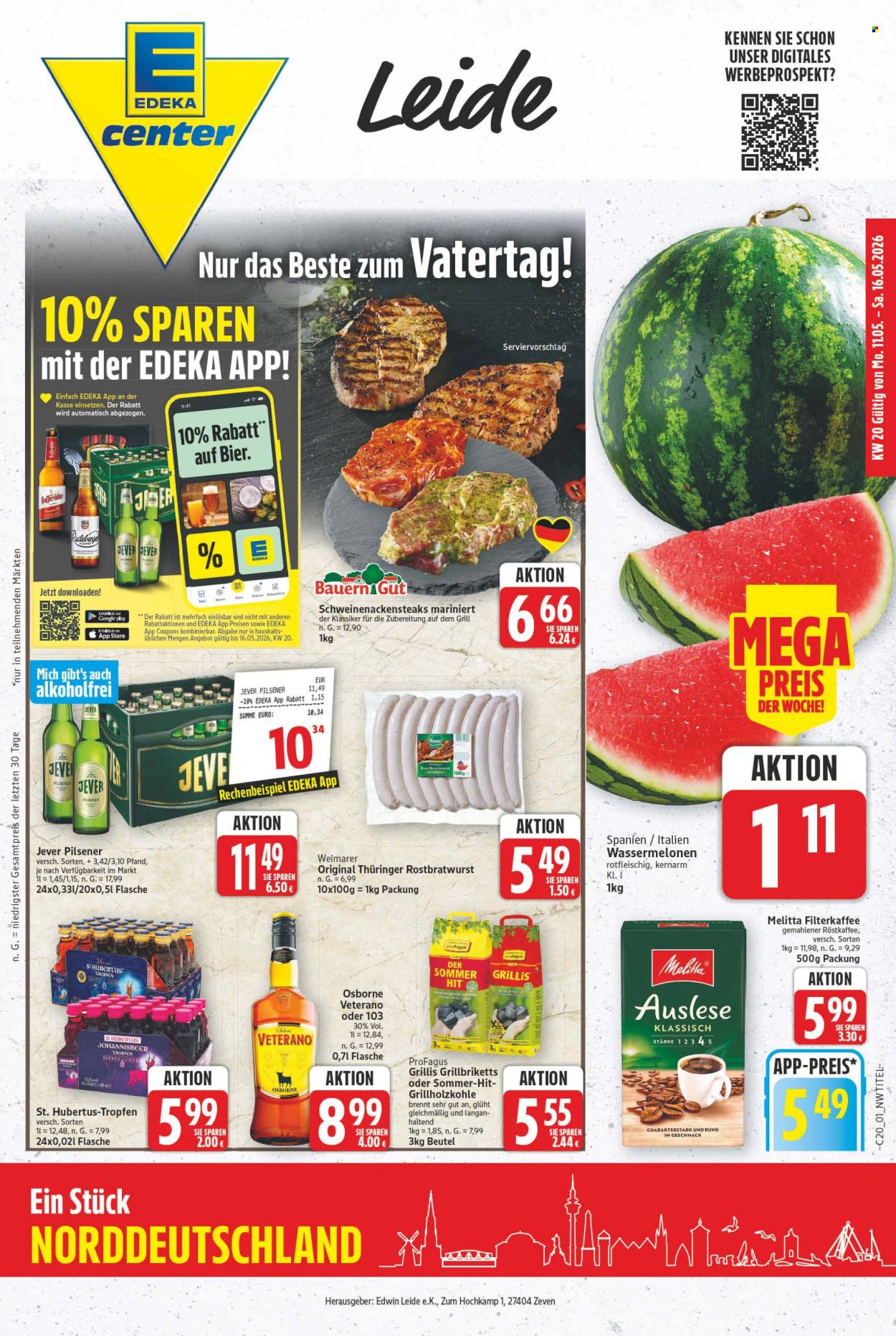 E center Prospekte  - 11.05.2026 - 16.05.2026. Seite 1