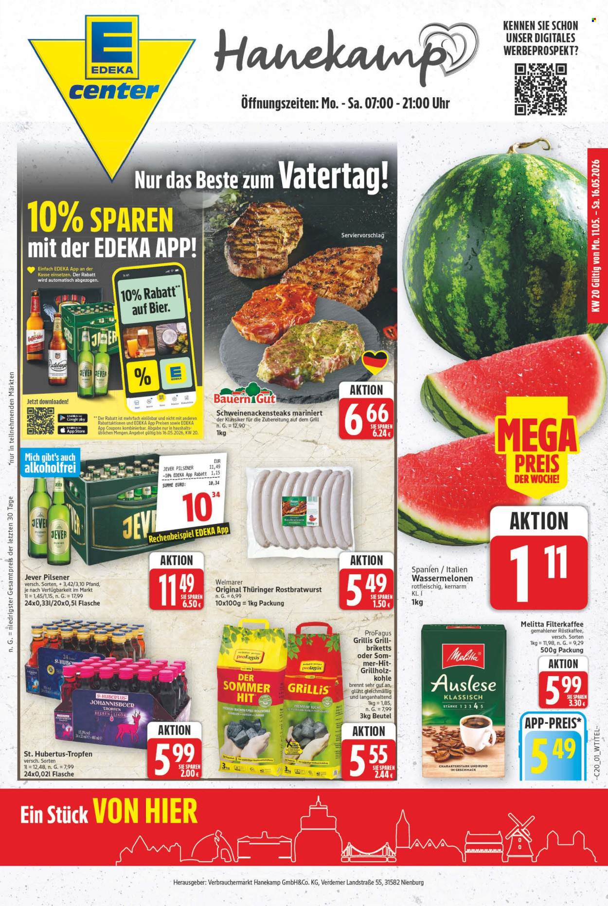 E center Prospekte  - 11.05.2026 - 16.05.2026. Seite 1