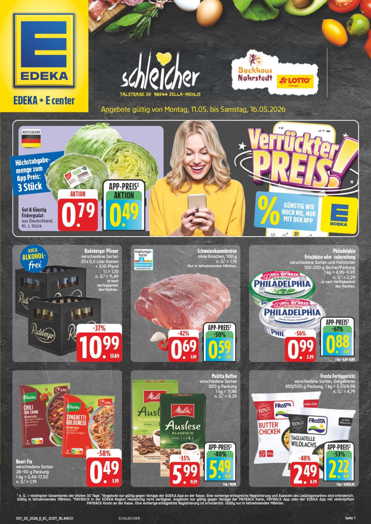 Edeka Prospekte  - 11.05.2026 - 16.05.2026. Seite 1