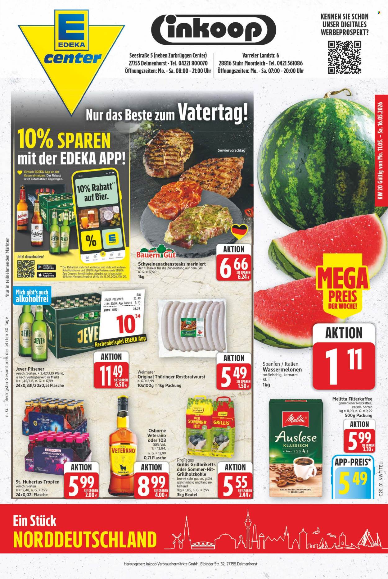 E center Prospekte  - 11.05.2026 - 16.05.2026. Seite 1