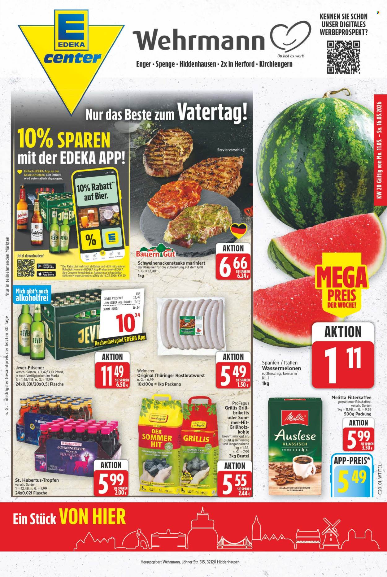 E center Prospekte  - 11.05.2026 - 16.05.2026. Seite 1