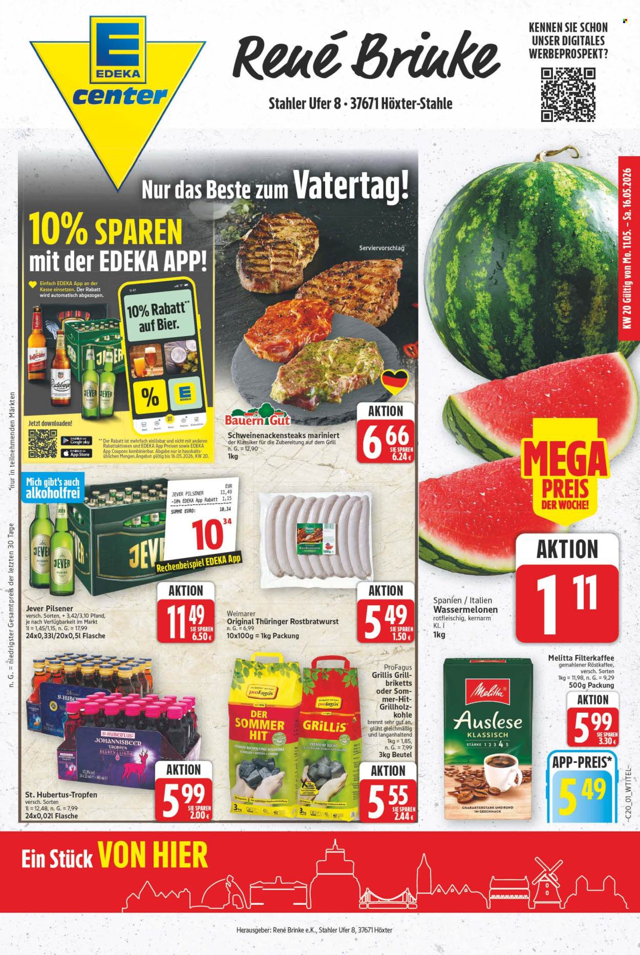 E center Prospekte  - 11.05.2026 - 16.05.2026. Seite 1
