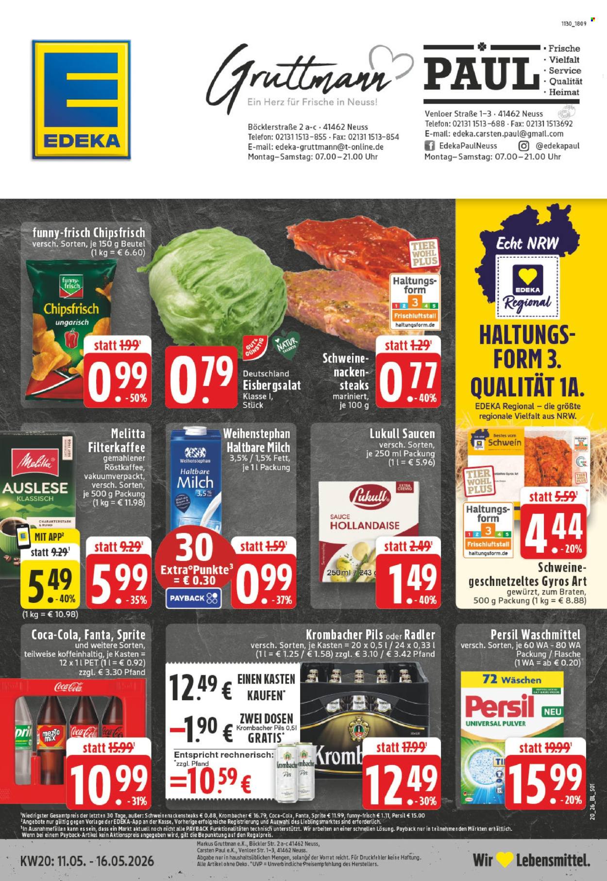 Edeka Prospekte  - 11.05.2026 - 16.05.2026. Seite 1