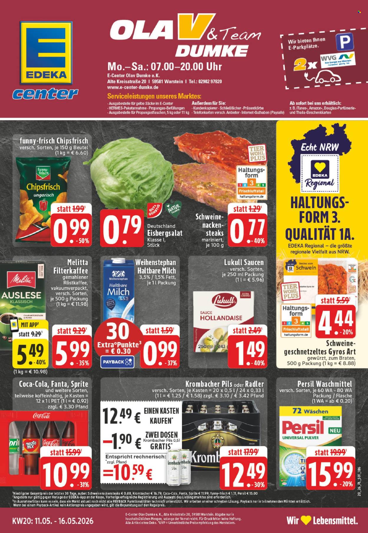 E center Prospekte  - 11.05.2026 - 16.05.2026. Seite 1