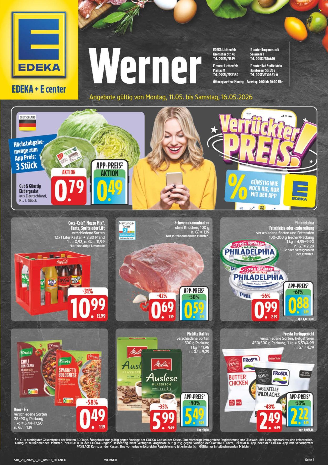 Edeka Prospekte  - 11.05.2026 - 16.05.2026. Seite 1