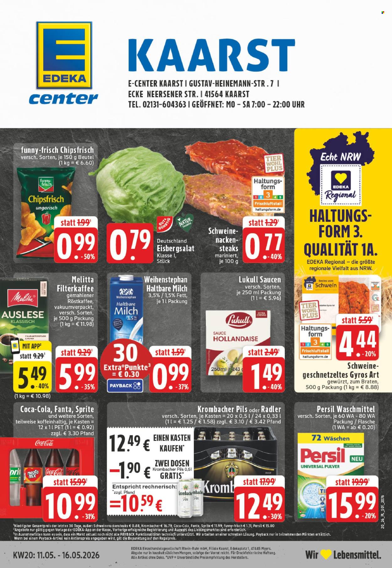 E center Prospekte  - 11.05.2026 - 16.05.2026. Seite 1