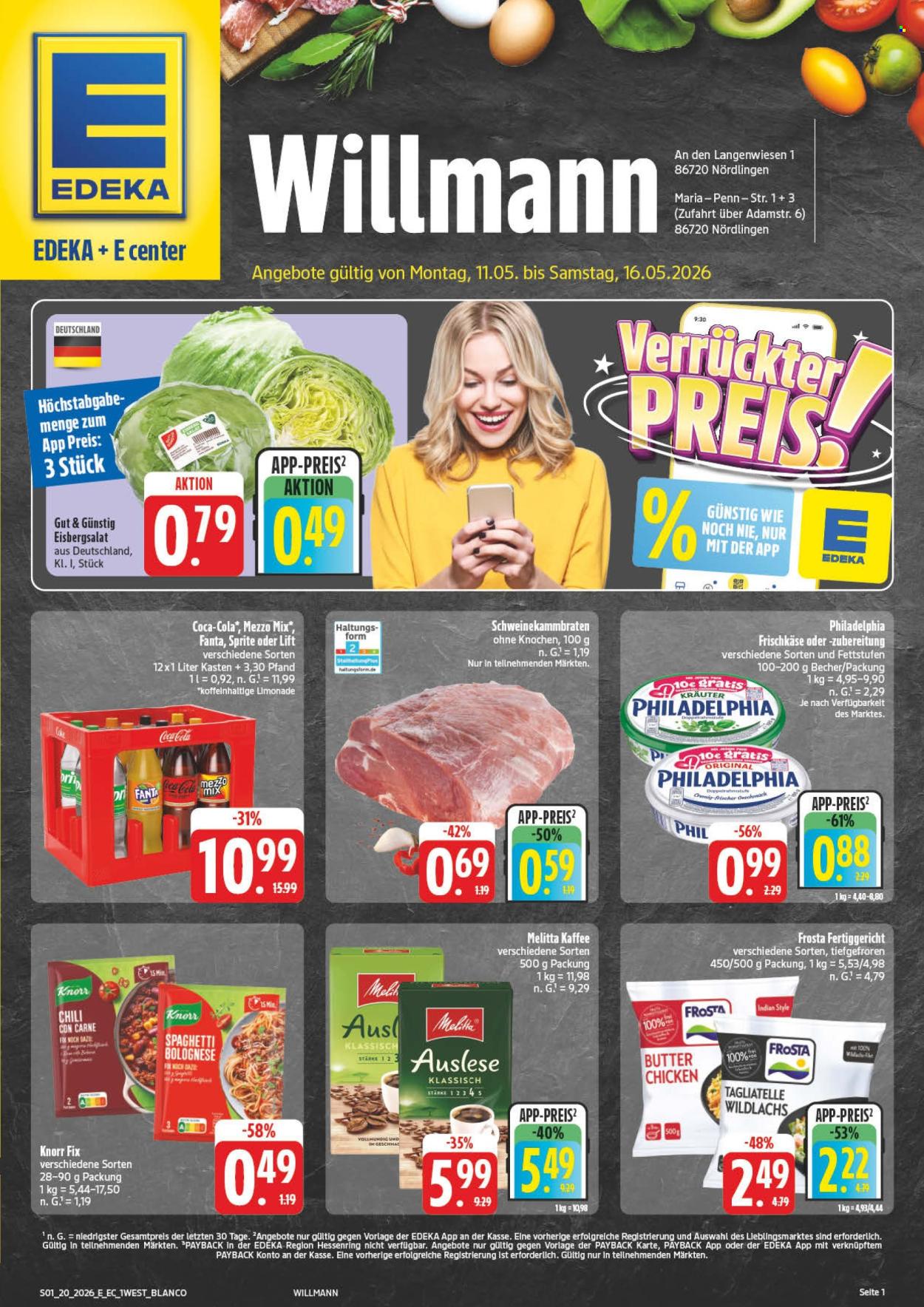 Edeka Prospekte  - 11.05.2026 - 16.05.2026. Seite 1