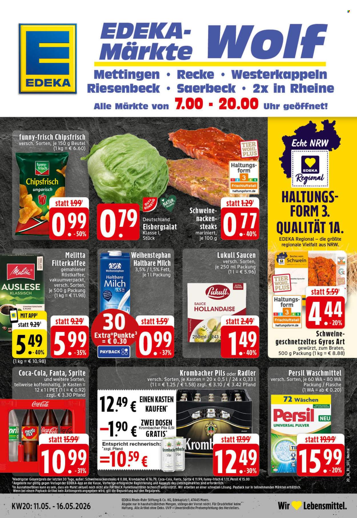 Edeka Prospekte  - 11.05.2026 - 16.05.2026. Seite 1