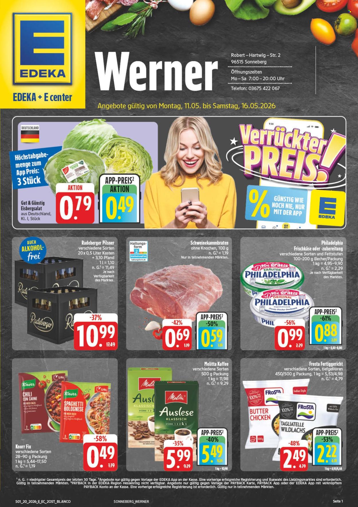 Edeka Prospekte  - 11.05.2026 - 16.05.2026. Seite 1