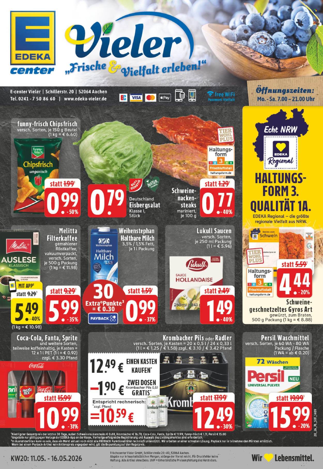 E center Prospekte  - 11.05.2026 - 16.05.2026. Seite 1