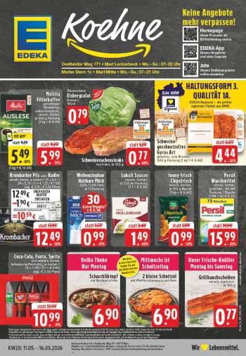 Prospekte Edeka - 11.05.2026 - 16.05.2026.