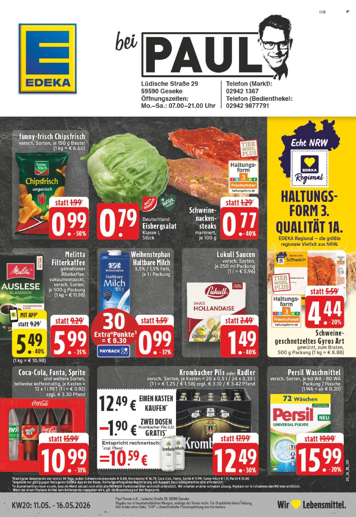 Edeka Prospekte  - 11.05.2026 - 16.05.2026. Seite 1