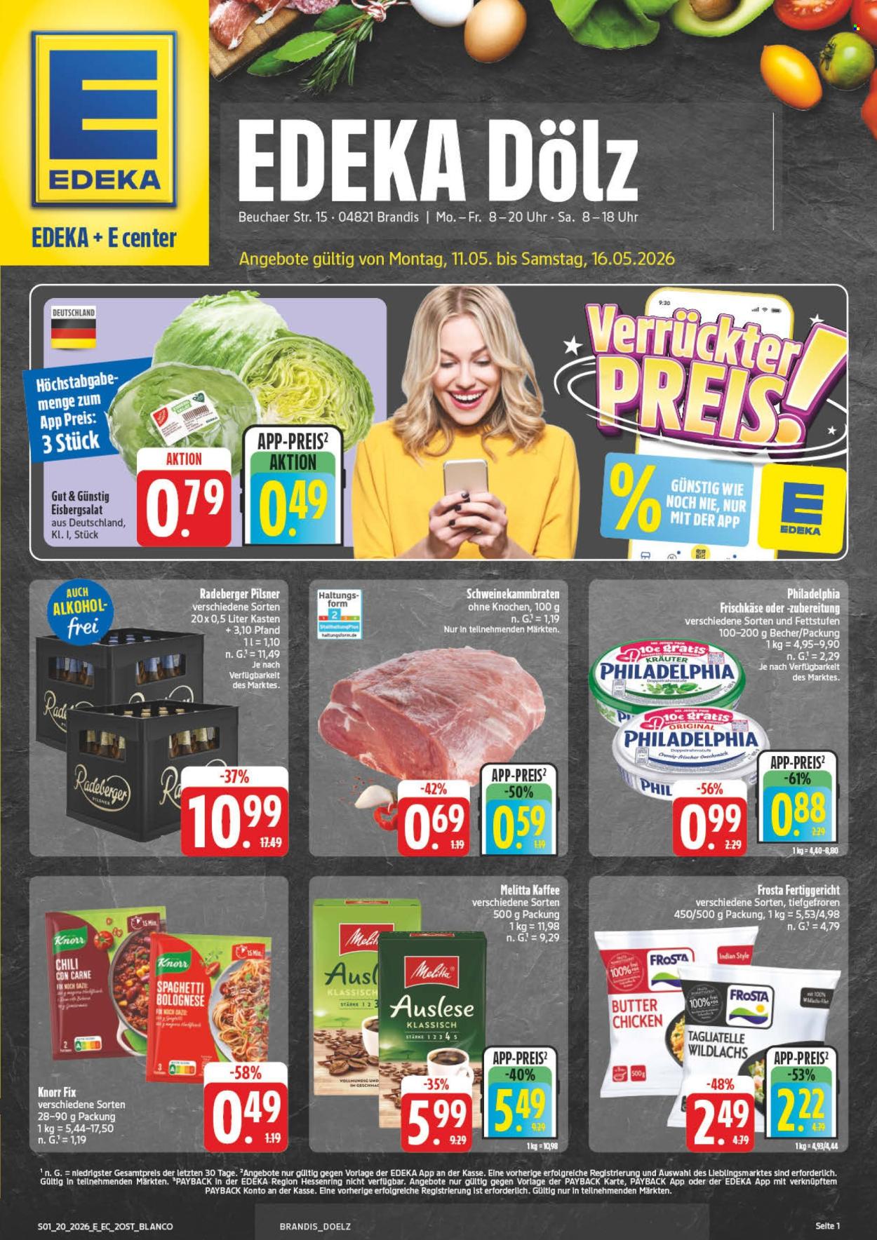 Edeka Prospekte  - 11.05.2026 - 16.05.2026. Seite 1